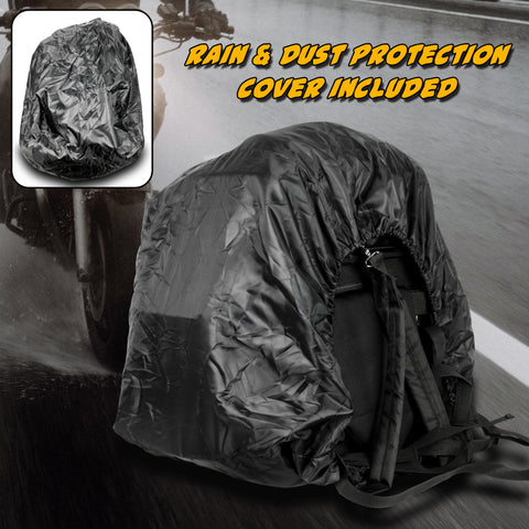 BGA Castor WP Motorbike Sissy Bar Bag Grey