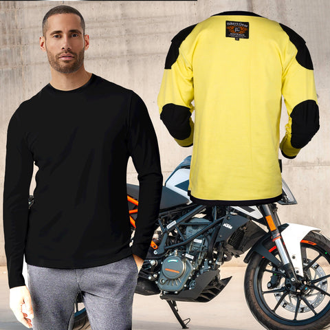 Kevlar Lined Armored Motorcycle T-Shirts - Pants | Men's Protective Motorbike Ridding Tshirt  Denim Pant | Biker Shirt