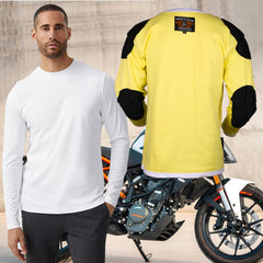 Apex Kevlar Lined Armored Men's Protective Motorcycle Motorbike Ridding T-Shirts
