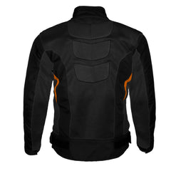 BGA Chicane Summer Mesh Jacket Black/Orange