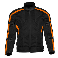 BGA Chicane Summer Mesh Jacket Black/Orange