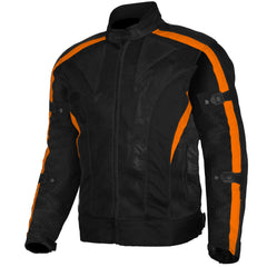 BGA Chicane Summer Mesh Jacket Black/Orange