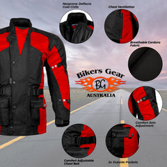 BGA Avalanche WP Textile Jacket Red