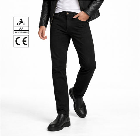 BGA Forster Men Motorcycle Jeans Blue