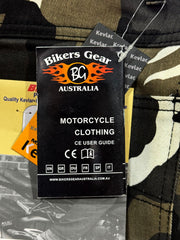 BGA Robin Men Motorcycle Protective Cargo Jeans Pants CE Armour
