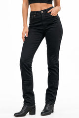 BGA Storm Womens Motorcycle Stretch Jeans Black