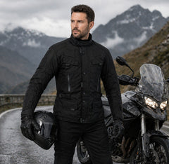 BGA Cruze Water Resistant Motorcycle Jacket Black