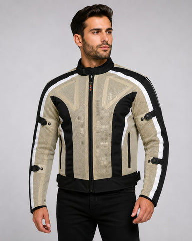 BGA Chicane Summer Mesh Motorcycle Jacket Breathable & Armoured