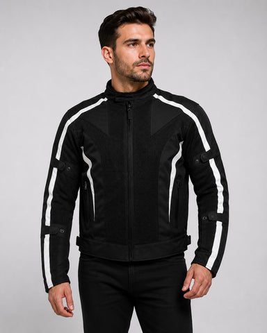 BGA Chicane Summer Mesh Jacket Black/White