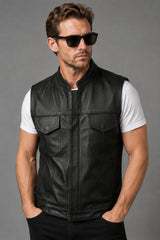 BGA Sons of Anarchy Motorcycle Vest Black