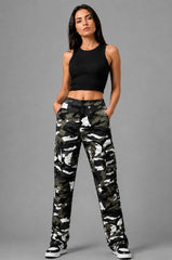 BGA Robin Women Motorcycle Cargo Pants Green