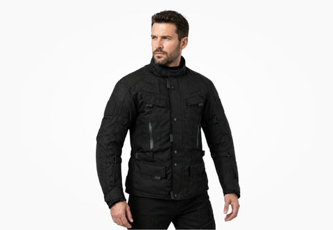 BGA Cruze Water Resistant Motorcycle Jacket Black