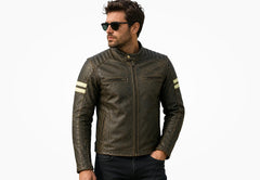 BGA Roadster Classic Leather Jacket Brown