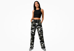 BGA Robin Women Motorcycle Cargo Pants Green