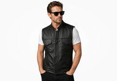 BGA Sons of Anarchy Motorcycle Vest Black