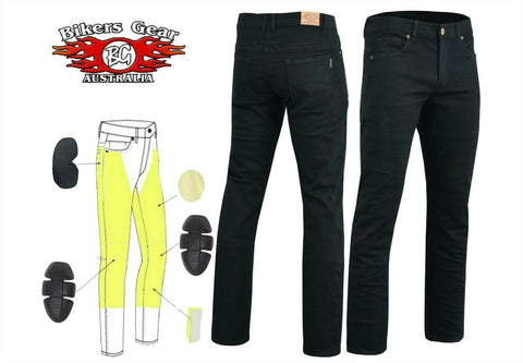 BGA Highway Men Motorcycle Protective Stretch Kevlar Jeans