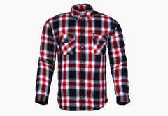 BGA Timber HD Motorcycle Shirt Red/White/Black