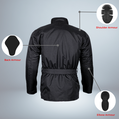 BGA Motorcycle Ultimate Riding Cardura Textile Long Coat