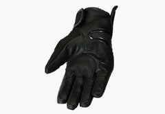 BGA Vega Motorcycle Sports Waterproof Leather Gloves Black