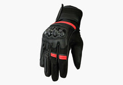 BGA Vega Motorcycle Sports Red Gloves
