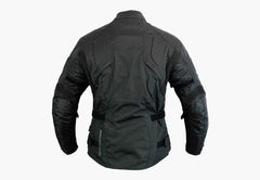 BGA CRUZE Water Resistant MOTORCYCLE JACKETS BLACK Back
