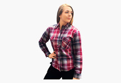 Brat Lady Protective Motorcycle Flannel Lumberjack shirts