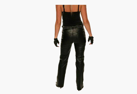 BGA Hobart Lady Leather Motorcycle Jeans Pant