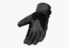 BGA Tasker Leather Motorcycle Gloves Distressed Charcoal