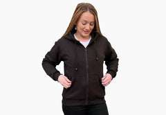 Alpha Lady Protective Motorcycle Hoodie with CE Armour