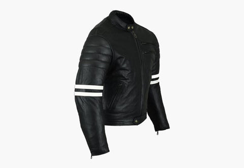 The Rocker Motorcycle Leather Vintage Jacket