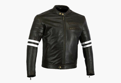 The Rocker Motorcycle Leather Vintage Jacket